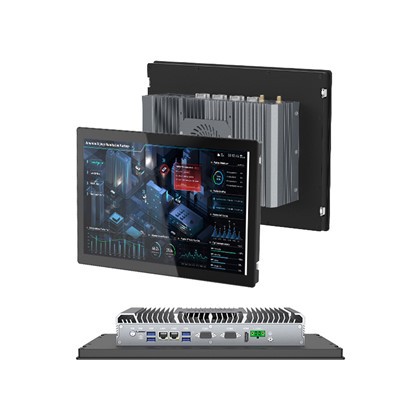 Industrieller Touchscreen-PC mit Lüfter