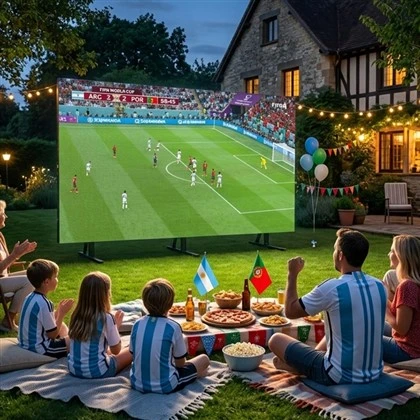 Outdoor-LED-Wandfernseher
