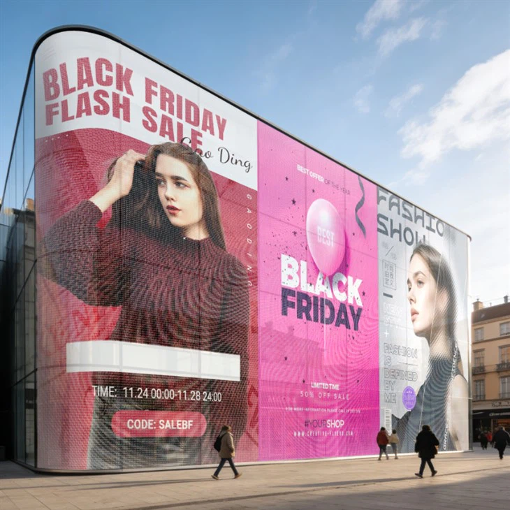 Transparenter LED-Bildschirm